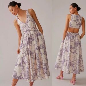 Aureta Kajsa Midi cutout Dress NWT‎ size medium